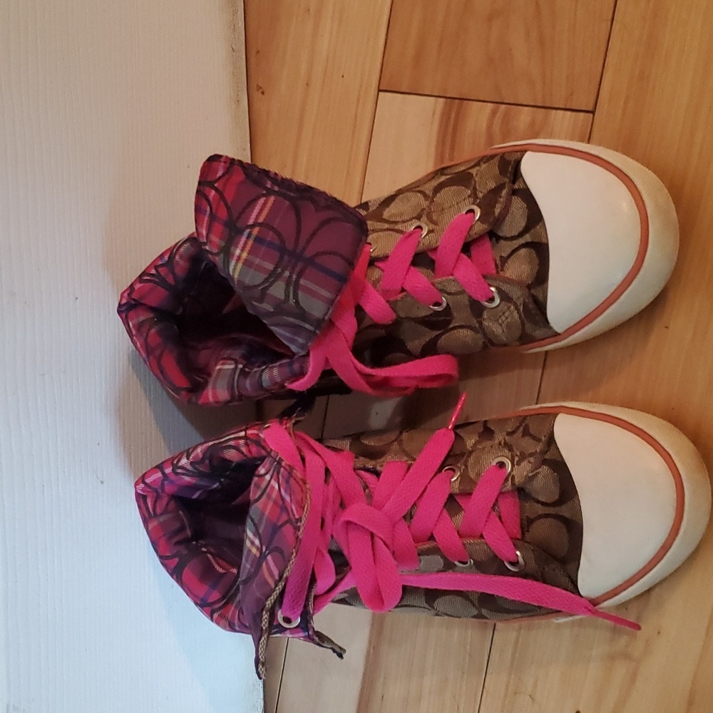 Y2K Coach Hightop Brown and Pink